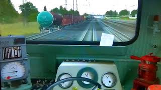 Прибытие на М62-1733 на станцию Кубинка-1.