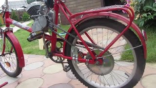 Как установить двигатель на велосипед