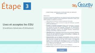 Première connexion à votre coffre-fort numérique MyCecurity.com