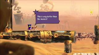 Rayman Origins (1080i HD) Walkthrough Part 15 - Best Original Score - Electoons & Lum Medal