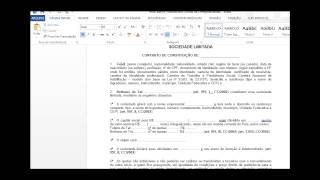 PRÁTICA PROFISSIONAL - Atividade 1 - Contrato Social