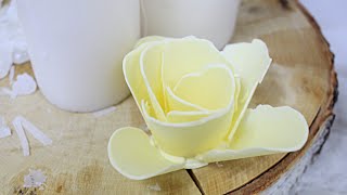 Цветок из шоколада / Chocolate Flower