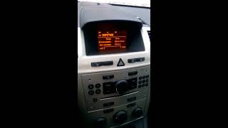 Как посмотреть температуру охлаждающей жидкости. Опель Zafira B