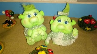 Мультяшные Шрєчята из капрона.