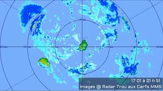 Maurice Info - Une actualité par heure - Situation météo de 17 h 01 à 21 h 51 le 24 janvier 2020.