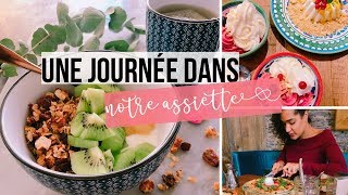 WHAT WE EAT IN A DAY | 100% réaliste, healthy & simple (NO DIET !)
