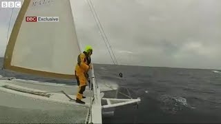 First footage from yacht search scene, BBC Exclusive