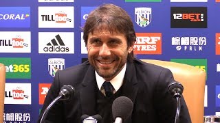 West Brom 0-4 Chelsea - Antonio Conte Post Match Press Conference - Premier League #WBACHE