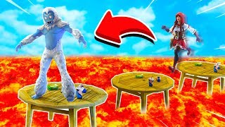FORTNITE *NEW* FLOOR IS LAVA CHALLENGE! (Fortnite Creative)