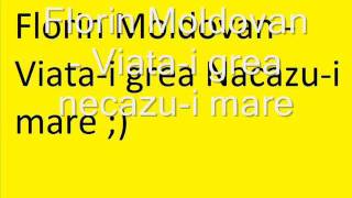 Florin Moldovan - Viata-i grea necazu-i mare