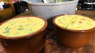 ?CREME DE MILHO VERDE CREMOSO - FÁCIL E RÁPIDO!
