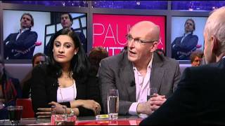 Naema Tahir en Andreas Kinneging over fatsoen bij pers op Binnenhof in Pauw & Witteman 28-02-2012