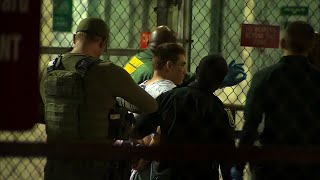 Raw: School Shooting Suspect Brought To Jail