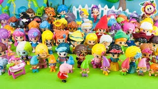 PEPPA PIG présente sa magnifique collection de PINYPON! Elle en a plus de 100!  Bébés, mascottes...