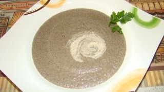 Суп пюре из шампиньонов