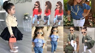 Stylish Baby Girl dress design, lovely jeans or froks for girls