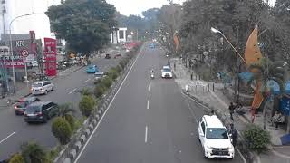 Keramaian di Jalan Raya Pajajaran, Bogor