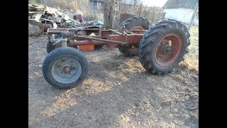 Самодельный трактор своими руками//мост газ 66, кпп газ 51 ДВС ЗАЗ 968