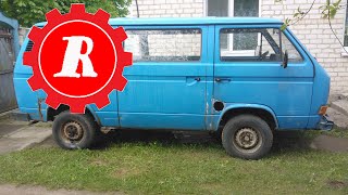 Ремонт глушителя (VW T3)