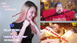 KENAPA IU SETIAP TAUN MAKIN MUDA?!  IU "BLUEMING" & "ABOVE THE TIME" MV REACTION
