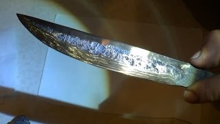 Клинок Якутского ножа из торсиона