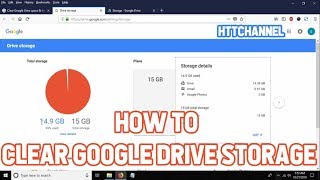 How to Clear Google Drive Storage #httchannel