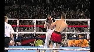 Спорт. Кикбоксинг. Али Порсуков-Николас Маруччи (Бельгия). Турнир "Азия против Европы" 1997 г.