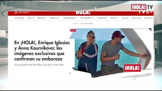 Se confirma que Anna Kournikova y Enrique Iglesias esperan su tercer hijo | ¡HOLA! TV