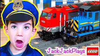Lego City Train Heist: Pretend Play Cops & Robbers Skits