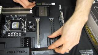 ASUS Sabertooth Z77 Ivy Bridge Gaming Motherboard Unboxing & First Look Linus Tech Tips