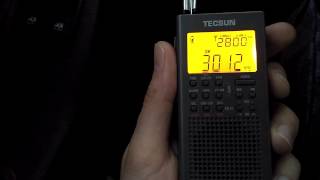 Tecsun PL-365. Слушаем АМ- радиолюбителей на 3 Мгц до начала вечернего прохождения.