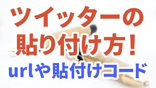 ツイッターのブログ記事への貼り付け方！ツイートをurlや貼付けコードでカスタマイズ