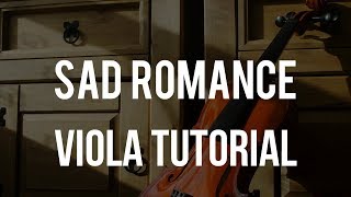 How to play Sad Romance on Viola