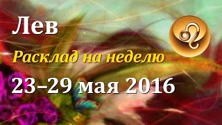 Лев, гороскоп Таро c 23 по 29 мая 2016
