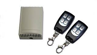 12V 4CH Channel 315Mhz Wireless Remote Control Switch With 2 Transimitter from Banggood