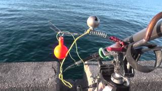 アタリが来たら浮きが落ちて鈴が鳴る　　アオリイカのヤエン釣りオリジナルタックル編　　和歌山　釣太郎