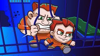Побег из тюрьмы Money Movers #1 Убегаем от охранников в мультяшной игре Игра на двоих Мультик