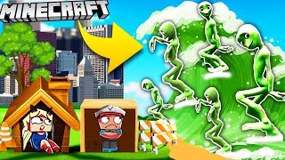 BAZA VS TSUNAMI DAME TU COSITA - MINECRAFT TSUNAMI CHALLENGE | Vito vs Bella