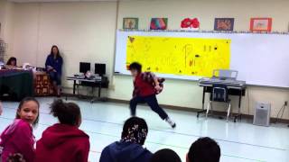 KJ - Dance at school (10yo)