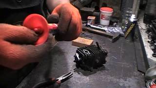Притирка и чистка клапанов мотокосы Stihl FS 130