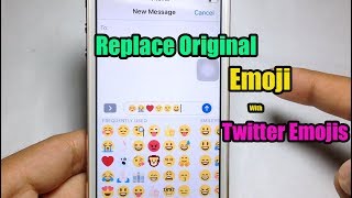 How to Get Twitter Emojis iOS 11.2-11.3.1
