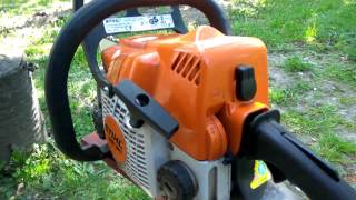Бензопила STIHL 180.  Обзор и личное мнение.