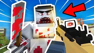 NEW GUN vs BUTCHER ZOMBIE BOSS (The Walking Zombie: Dead City Funny Gameplay)