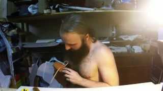 Изготовление кожаной сумки. Crafting leather bag. GoPro