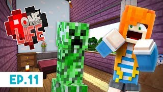 A Creeper in my House?! | One Life Season 2 - Minecraft SMP | Ep.11 | Marielitai Gaming
