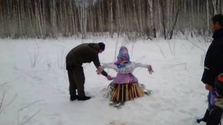 Масленица. Сжигаем чучело!