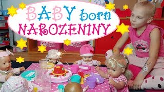 Baby born Sister Natálka slavi narozeniny | Testování hraček | Máma v Německu