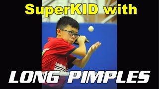 Table Tennis - Malaysian Superkid with Tibhar Grass Dtecs Ox Long Pimple