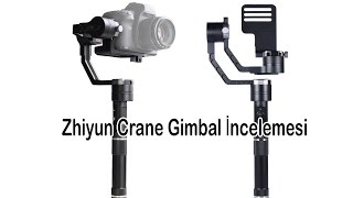 Popular 3 Axis Gimbal Zhiyun Crane Kamera Gimbalı İncelemesi ve Kısa Görüntüler