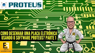 Como fazer placa de circuito impresso no proteus - circuito retificador - parte 1